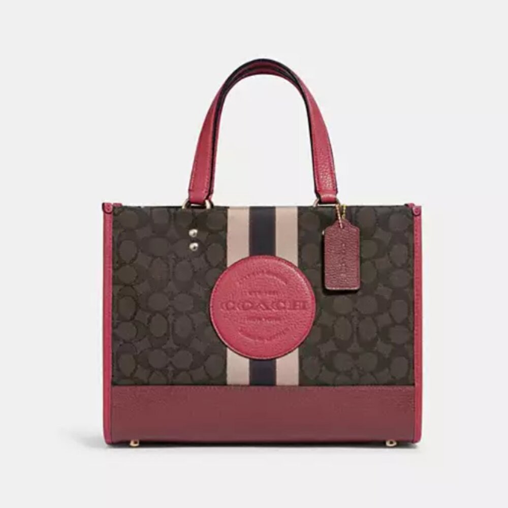 Coach Dempsey Carryall in Signature Jacquard 4113 New